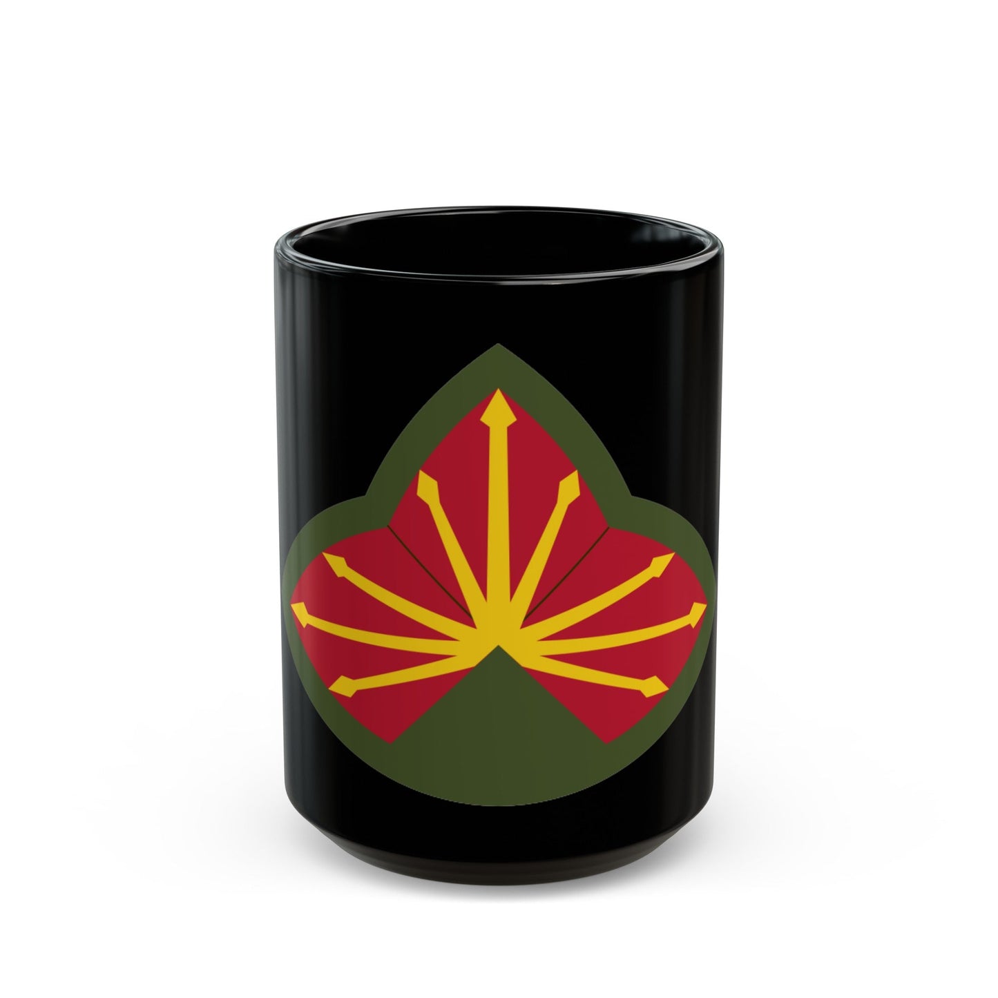 Antiaircraft Artillery Southern Defense Command (U.S. Army) Black Coffee Mug-15oz-The Sticker Space