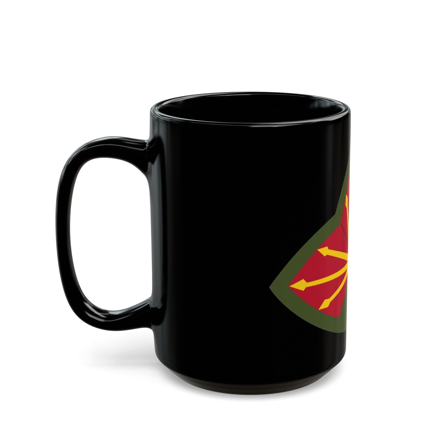 Antiaircraft Artillery Southern Defense Command (U.S. Army) Black Coffee Mug-The Sticker Space