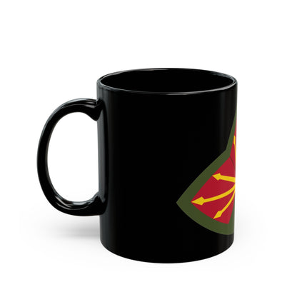 Antiaircraft Artillery Southern Defense Command (U.S. Army) Black Coffee Mug-The Sticker Space