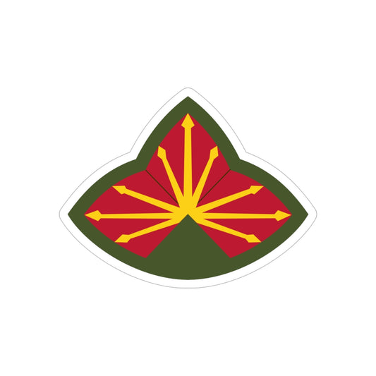 Antiaircraft Artillery Southern Defense Command (U.S. Army) REVERSE PRINT Transparent STICKER-6" × 6"-The Sticker Space