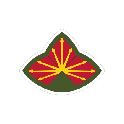 Antiaircraft Artillery Southern Defense Command (U.S. Army) REVERSE PRINT Transparent STICKER-5" × 5"-The Sticker Space