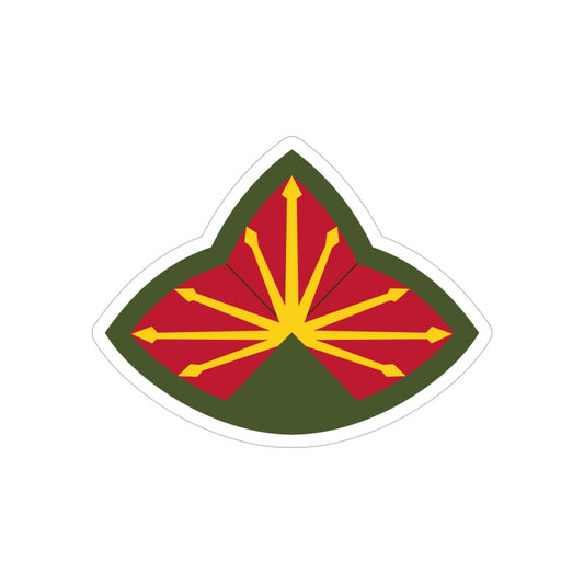 Antiaircraft Artillery Southern Defense Command (U.S. Army) REVERSE PRINT Transparent STICKER-6" × 6"-The Sticker Space