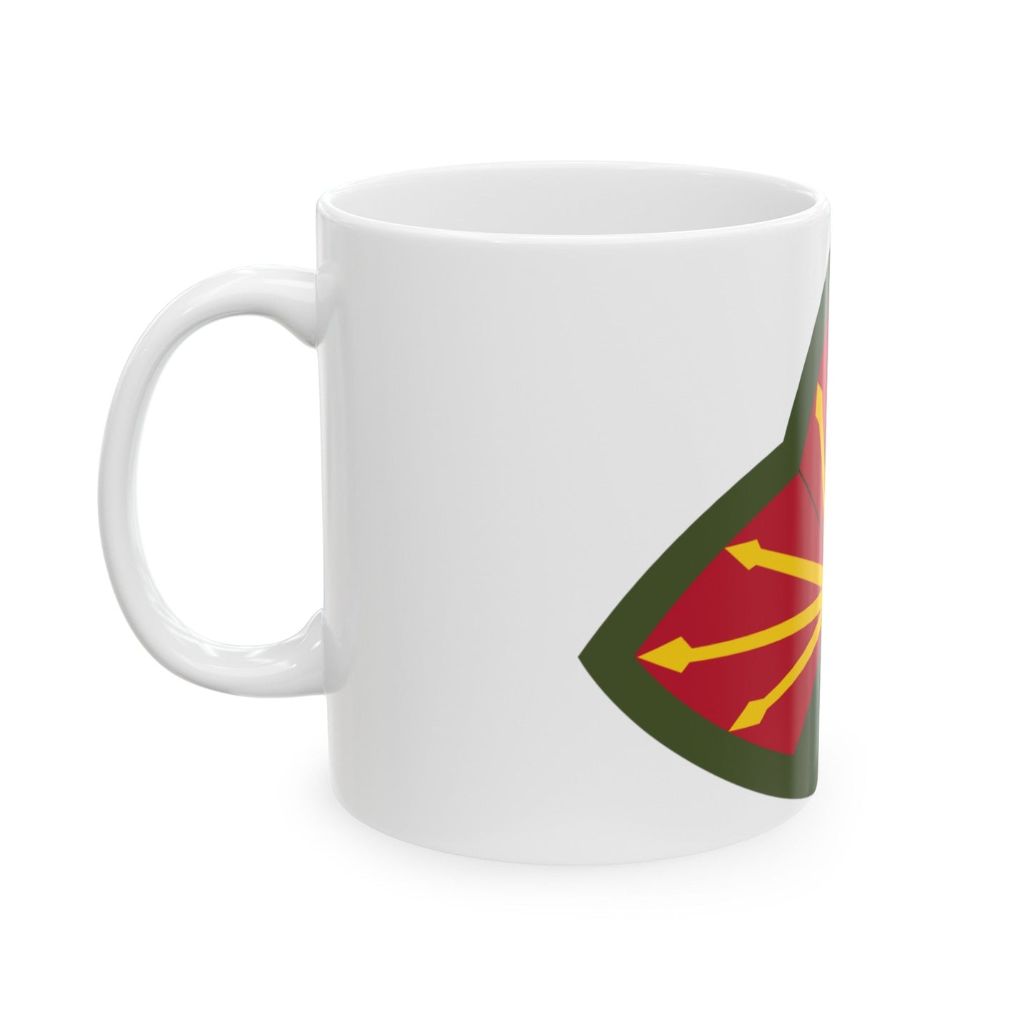 Antiaircraft Artillery Southern Defense Command (U.S. Army) White Coffee Mug-The Sticker Space