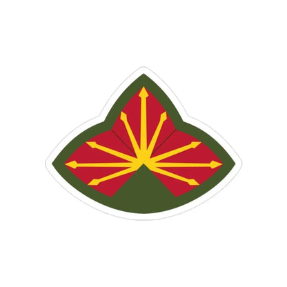 Antiaircraft Artillery Southern Defense Command (U.S. Army) REVERSE PRINT Transparent Die-Cut STICKER 2 Inch Die-Cut Transparent - The Sticker Space