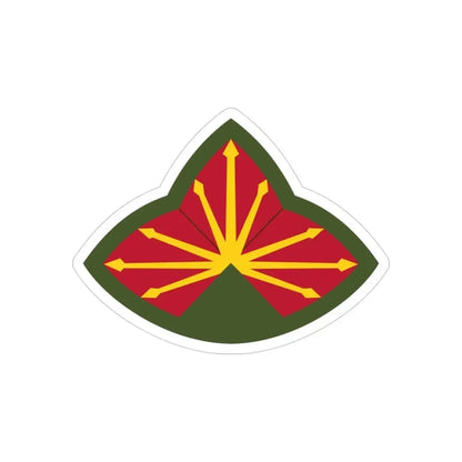 Antiaircraft Artillery Southern Defense Command (U.S. Army) REVERSE PRINT Transparent Die-Cut STICKER 3 Inch Die-Cut Transparent - The Sticker Space
