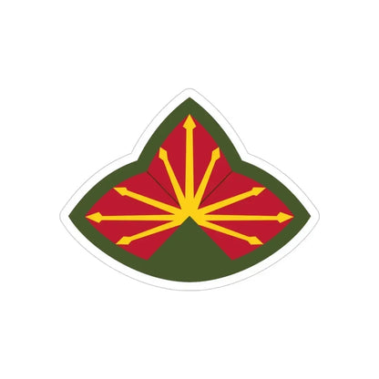 Antiaircraft Artillery Southern Defense Command (U.S. Army) REVERSE PRINT Transparent Die-Cut STICKER 4 Inch Die-Cut Transparent - The Sticker Space