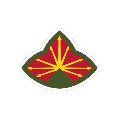 Antiaircraft Artillery Southern Defense Command (U.S. Army) REVERSE PRINT Transparent Die-Cut STICKER 5 Inch Die-Cut Transparent - The Sticker Space