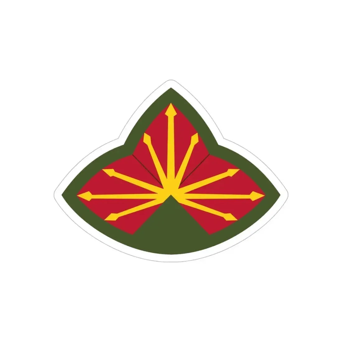 Antiaircraft Artillery Southern Defense Command (U.S. Army) REVERSE PRINT Transparent Die-Cut STICKER 6 Inch Die-Cut Transparent - The Sticker Space