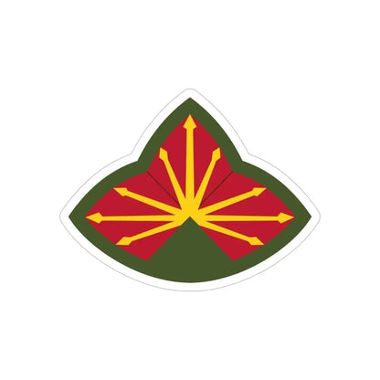 Antiaircraft Artillery Southern Defense Command (U.S. Army) REVERSE PRINT Transparent Die-Cut STICKER 6 Inch Die-Cut Transparent - The Sticker Space