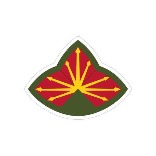 Antiaircraft Artillery Southern Defense Command (U.S. Army) REVERSE PRINT Transparent Die-Cut STICKER 6 Inch Die-Cut Transparent - The Sticker Space
