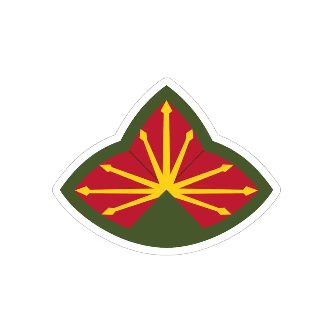 Antiaircraft Artillery Southern Defense Command (U.S. Army) REVERSE PRINT Transparent Die-Cut STICKER - The Sticker Space