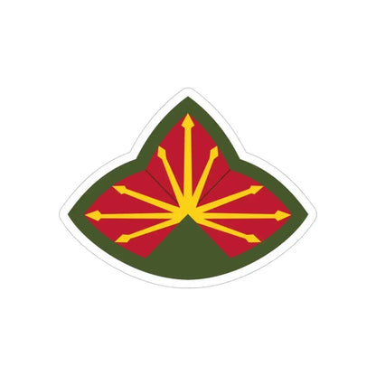 Antiaircraft Artillery Southern Defense Command (U.S. Army) REVERSE PRINT Transparent Die-Cut STICKER - The Sticker Space