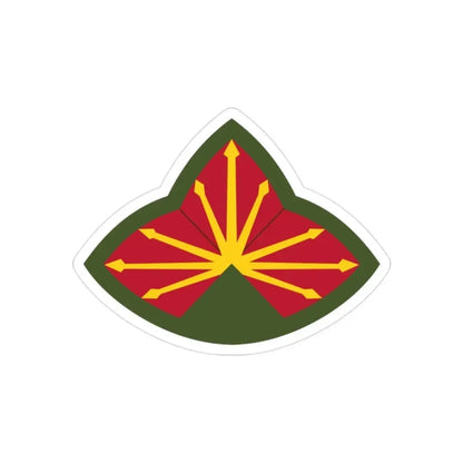 Antiaircraft Artillery Southern Defense Command (U.S. Army) REVERSE PRINT Transparent Die-Cut STICKER - The Sticker Space