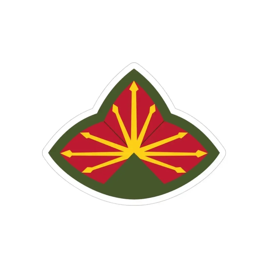 Antiaircraft Artillery Southern Defense Command (U.S. Army) REVERSE PRINT Transparent Die-Cut STICKER - The Sticker Space