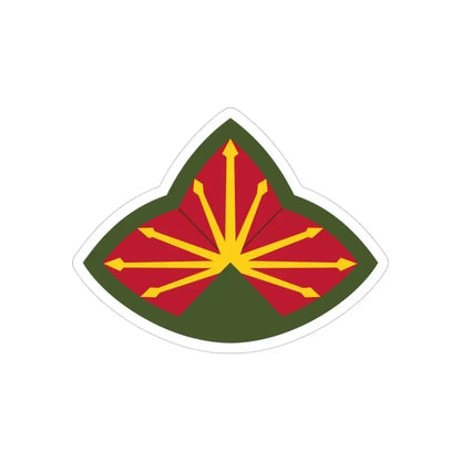 Antiaircraft Artillery Southern Defense Command (U.S. Army) REVERSE PRINT Transparent Die-Cut STICKER - The Sticker Space