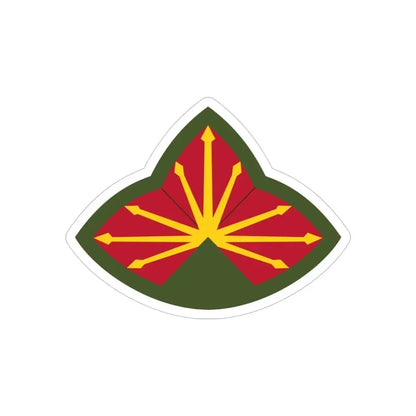 Antiaircraft Artillery Southern Defense Command (U.S. Army) REVERSE PRINT Transparent Die-Cut STICKER - The Sticker Space