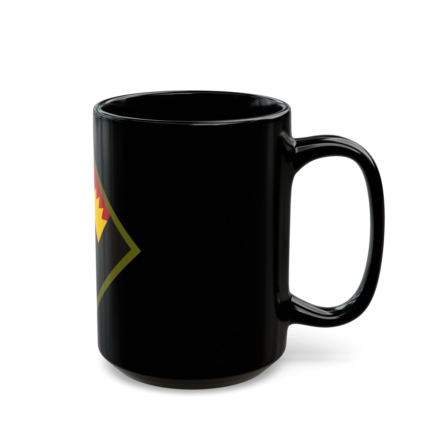 Antiaircraft Artillery Western Defense Command (U.S. Army) Black Coffee Mug-The Sticker Space