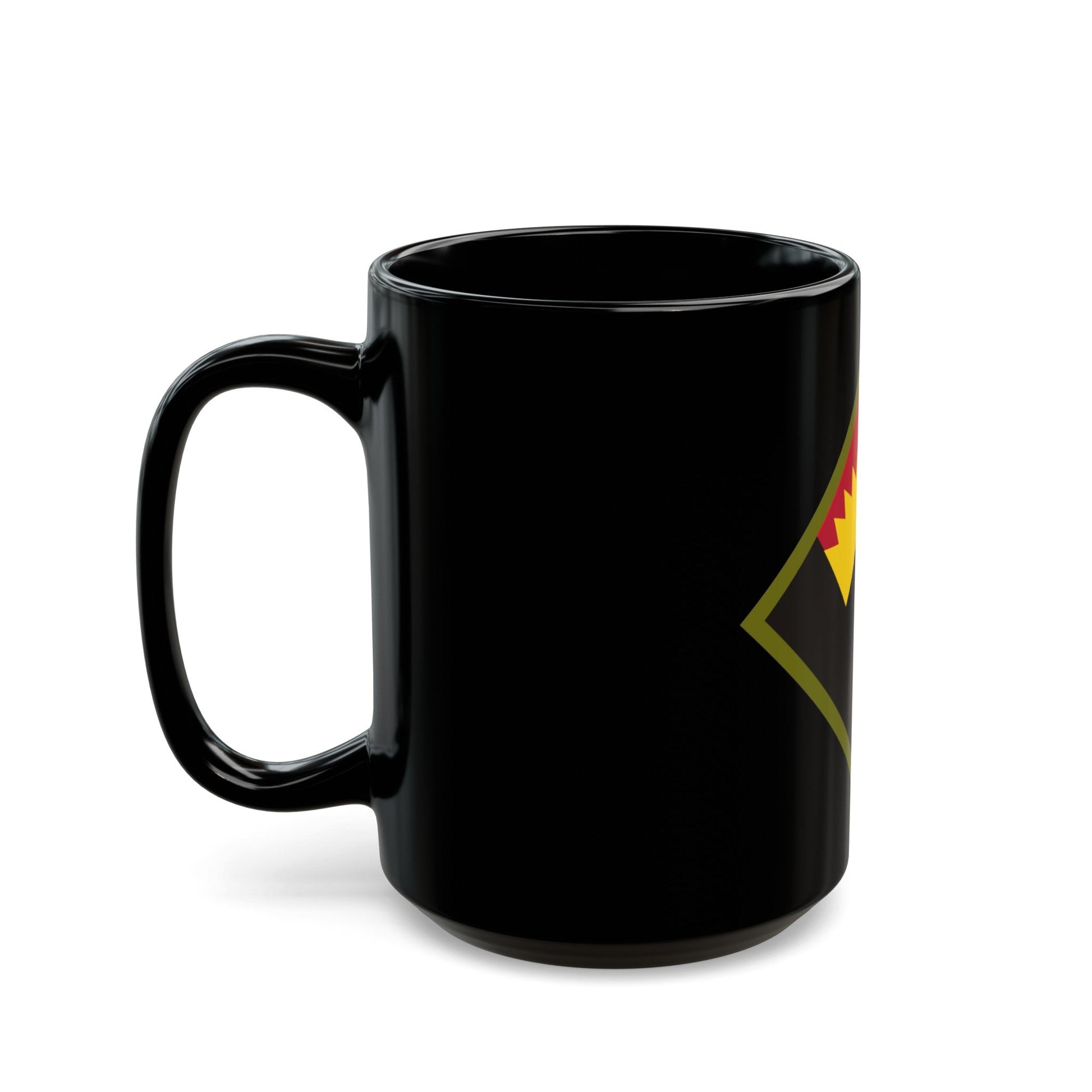 Antiaircraft Artillery Western Defense Command (U.S. Army) Black Coffee Mug-The Sticker Space