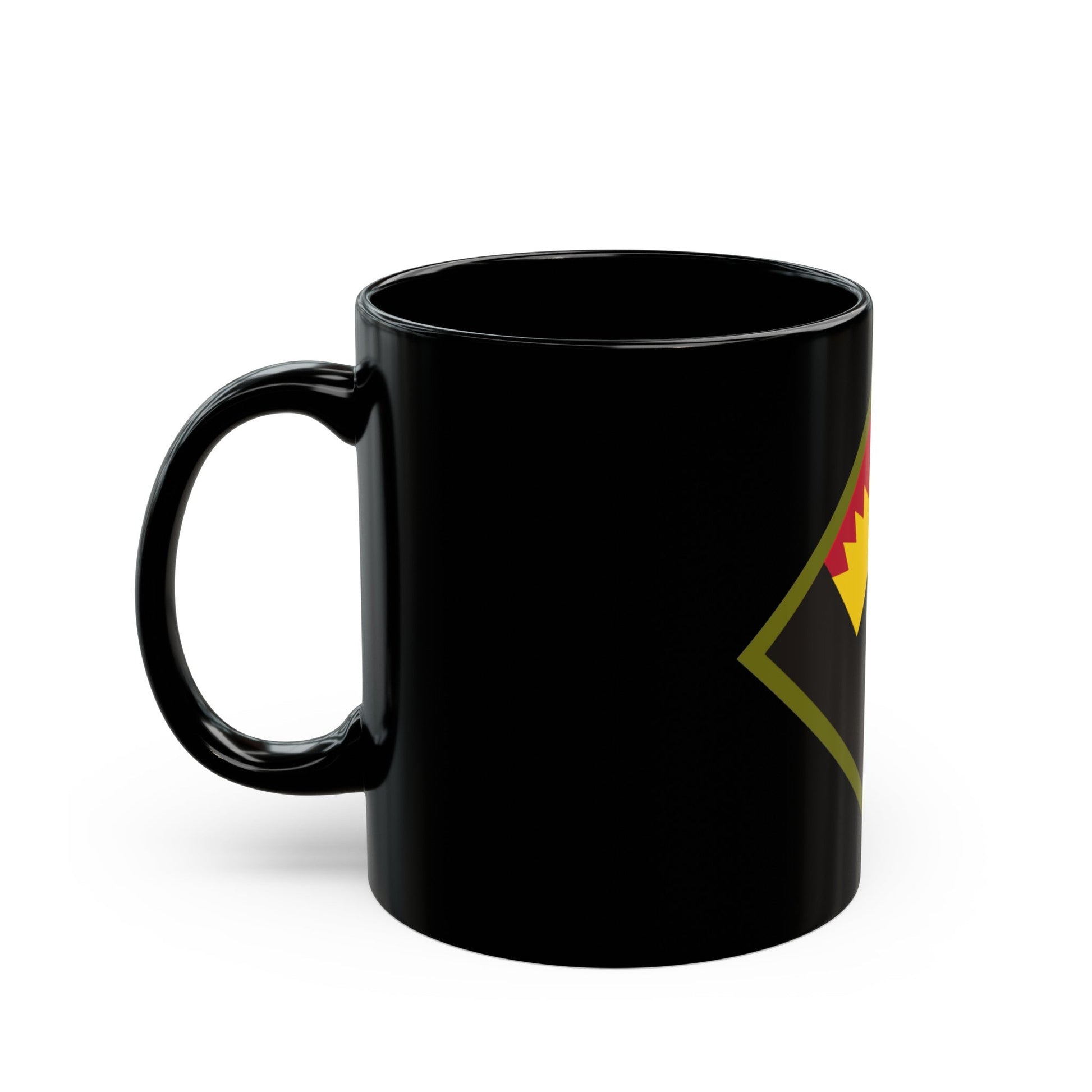 Antiaircraft Artillery Western Defense Command (U.S. Army) Black Coffee Mug-The Sticker Space