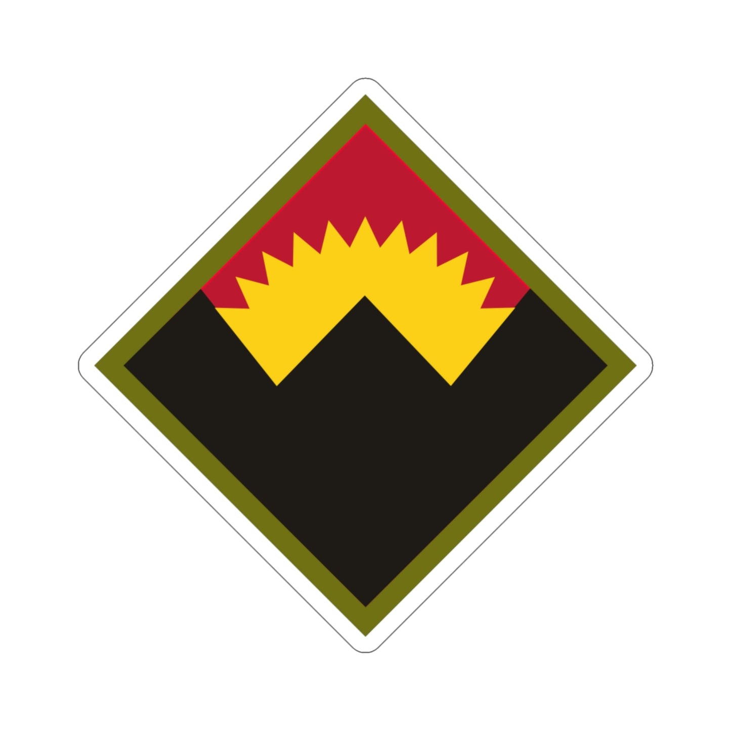 Antiaircraft Artillery Western Defense Command (U.S. Army) STICKER Vinyl Die-Cut Decal-4 Inch-The Sticker Space