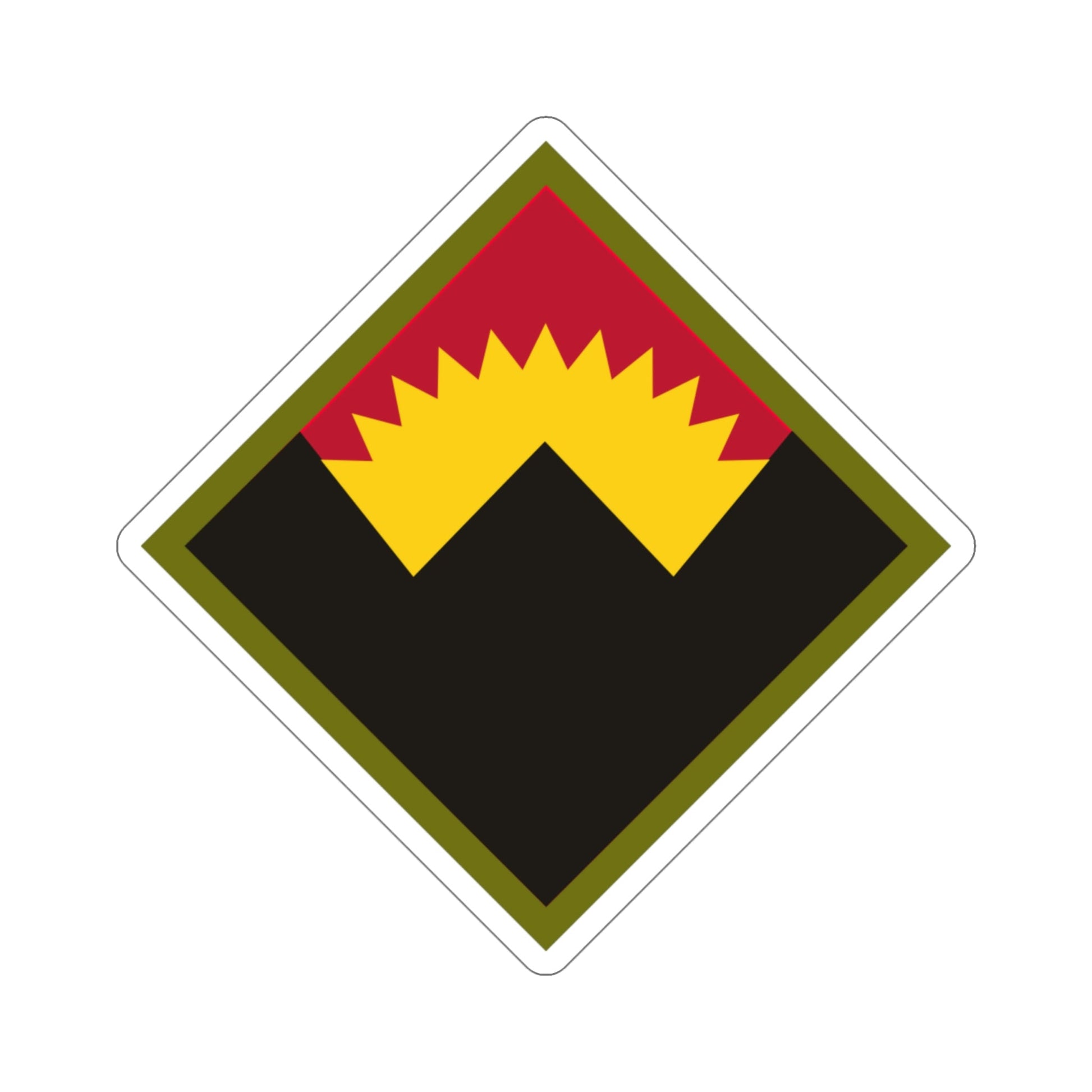 Antiaircraft Artillery Western Defense Command (U.S. Army) STICKER Vinyl Die-Cut Decal-4 Inch-The Sticker Space