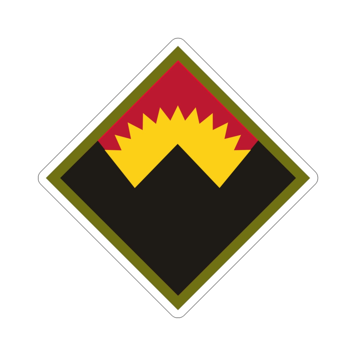 Antiaircraft Artillery Western Defense Command (U.S. Army) STICKER Vinyl Die-Cut Decal-5 Inch-The Sticker Space