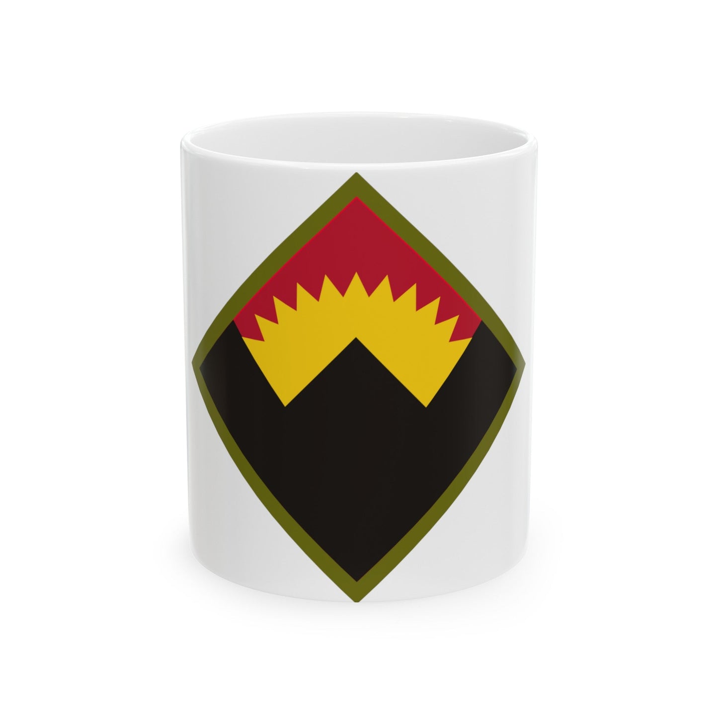 Antiaircraft Artillery Western Defense Command (U.S. Army) White Coffee Mug-11oz-The Sticker Space