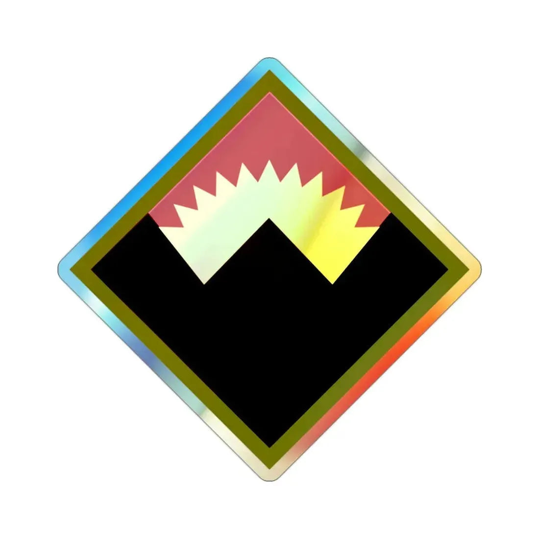 Antiaircraft Artillery Western Defense Command (U.S. Army) Holographic STICKER Die-Cut Vinyl Decal 2 Inch Holographic - The Sticker Space