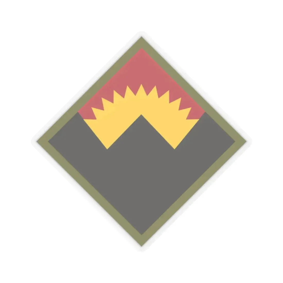 Antiaircraft Artillery Western Defense Command (U.S. Army) STICKER Vinyl Kiss-Cut Decal 2 Inch Transparent - The Sticker Space