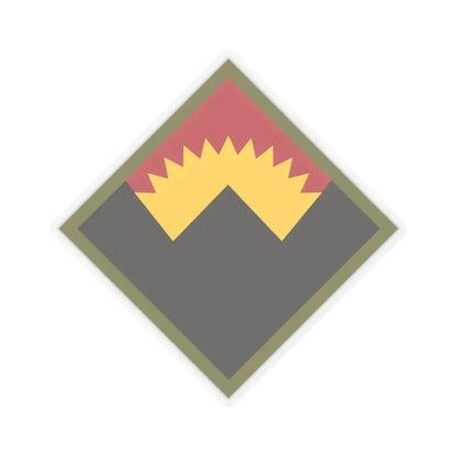 Antiaircraft Artillery Western Defense Command (U.S. Army) STICKER Vinyl Kiss-Cut Decal 2 Inch Transparent - The Sticker Space