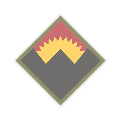 Antiaircraft Artillery Western Defense Command (U.S. Army) STICKER Vinyl Kiss-Cut Decal 4 Inch Transparent - The Sticker Space