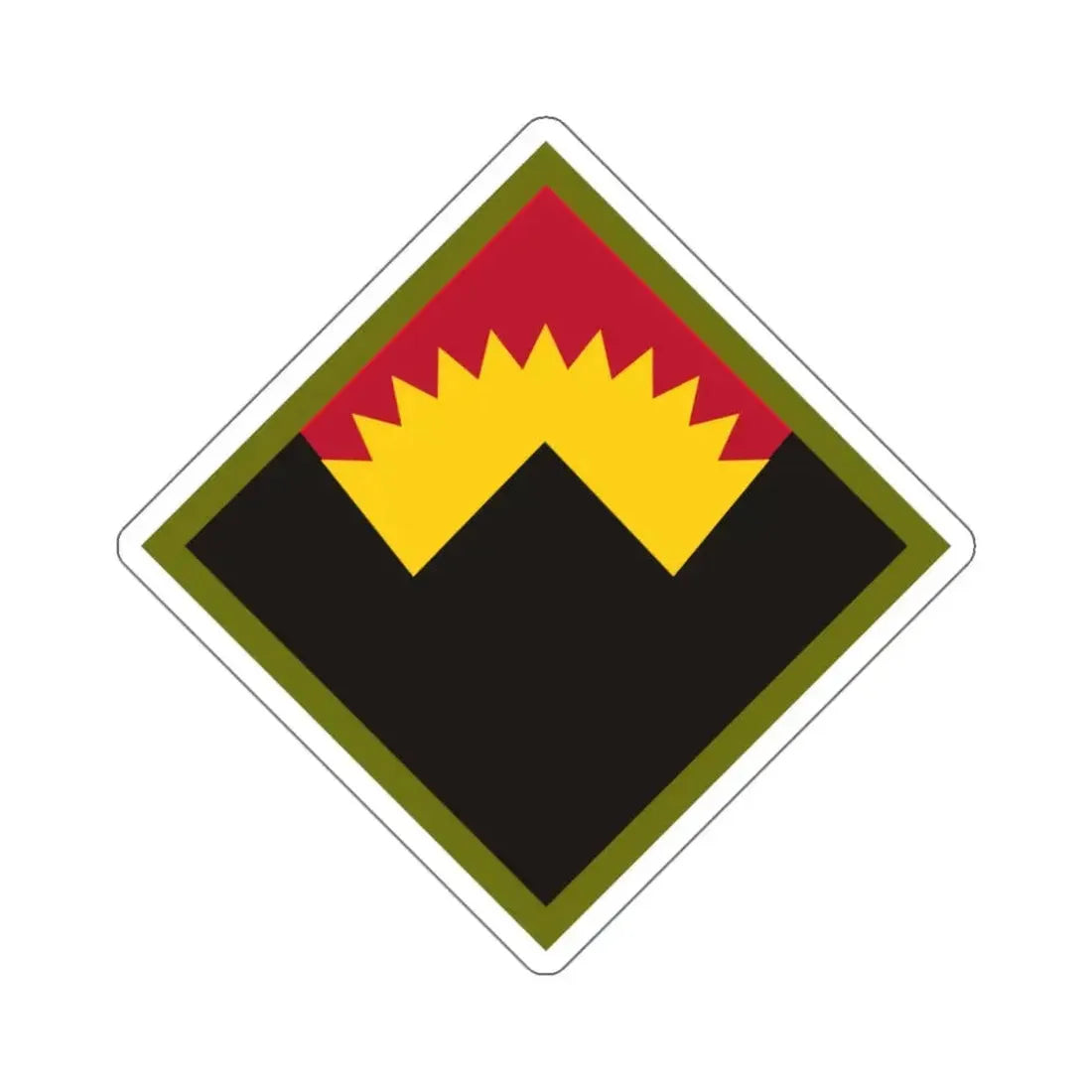 Antiaircraft Artillery Western Defense Command (U.S. Army) STICKER Vinyl Kiss-Cut Decal 4 Inch White - The Sticker Space