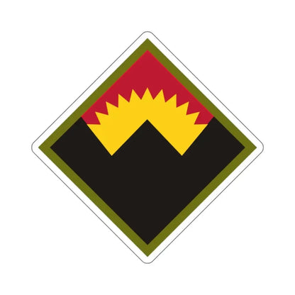 Antiaircraft Artillery Western Defense Command (U.S. Army) STICKER Vinyl Kiss-Cut Decal 4 Inch White - The Sticker Space