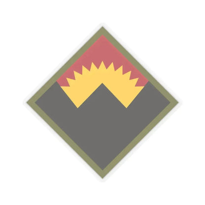 Antiaircraft Artillery Western Defense Command (U.S. Army) STICKER Vinyl Kiss-Cut Decal 6 Inch Transparent - The Sticker Space