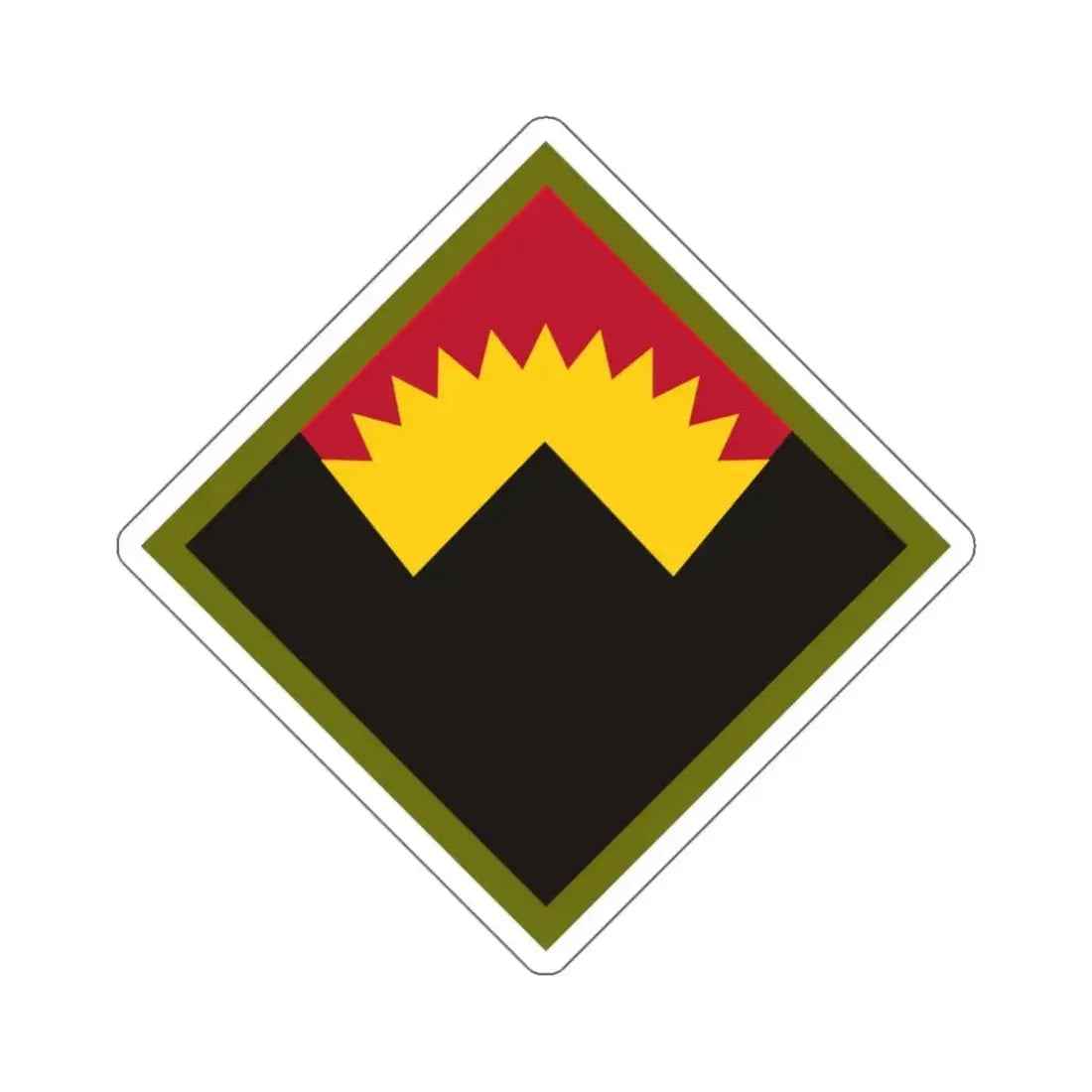 Antiaircraft Artillery Western Defense Command (U.S. Army) STICKER Vinyl Kiss-Cut Decal 6 Inch White - The Sticker Space