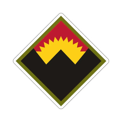 Antiaircraft Artillery Western Defense Command (U.S. Army) STICKER Vinyl Kiss-Cut Decal 6 Inch White - The Sticker Space