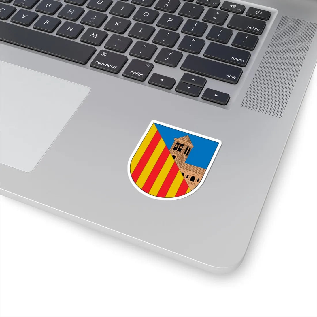 Antic escut municipal de Barruera (Spain) (Coat of Arms) STICKER Vinyl Kiss-Cut Decal - The Sticker Space