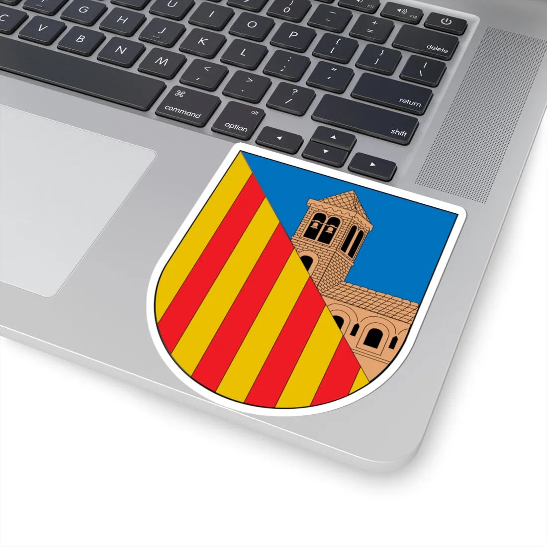 Antic escut municipal de Barruera (Spain) (Coat of Arms) STICKER Vinyl Kiss-Cut Decal - The Sticker Space