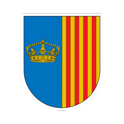 Antic escut municipal de Sant Esteve de la Sarga (Spain) (Coat of Arms) STICKER Vinyl Kiss-Cut Decal 2 Inch White - The Sticker Space