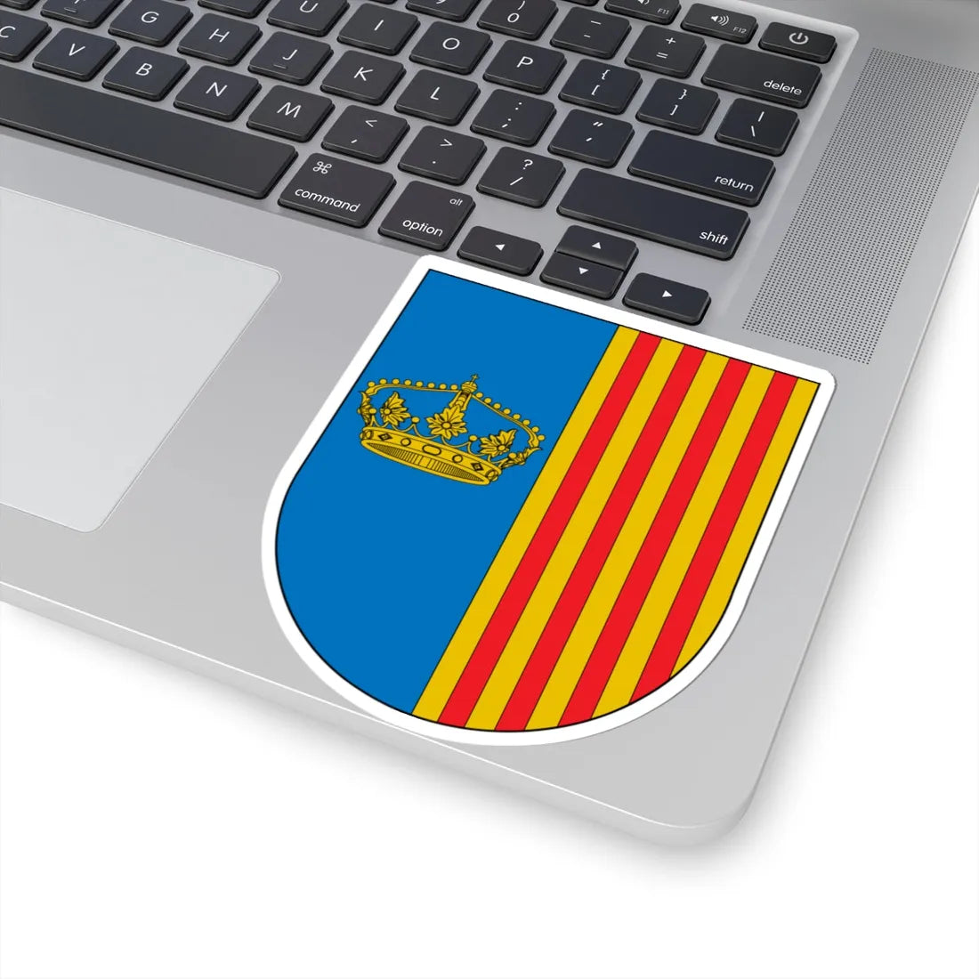 Antic escut municipal de Sant Esteve de la Sarga (Spain) (Coat of Arms) STICKER Vinyl Kiss-Cut Decal - The Sticker Space