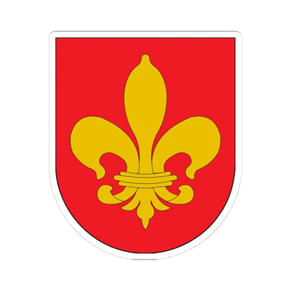 Antic escut municipal dEspluga de Serra (Spain) (Coat of Arms) STICKER Vinyl Kiss-Cut Decal 4 Inch White - The Sticker Space