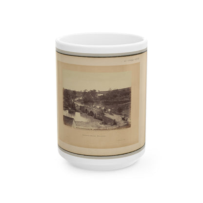 Antietam Bridge, Maryland (U.S. Civil War) White Coffee Mug-15oz-The Sticker Space