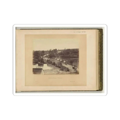 Antietam Bridge, Maryland (U.S. Civil War) STICKER Vinyl Kiss-Cut Decal 2 Inch White - The Sticker Space