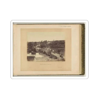 Antietam Bridge, Maryland (U.S. Civil War) STICKER Vinyl Kiss-Cut Decal 6 Inch White - The Sticker Space