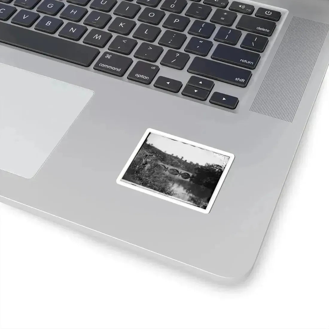 Antietam, Maryland. Antietam Bridge, Looking Down Stream (U.S. Civil War) STICKER Vinyl Kiss-Cut Decal - The Sticker Space