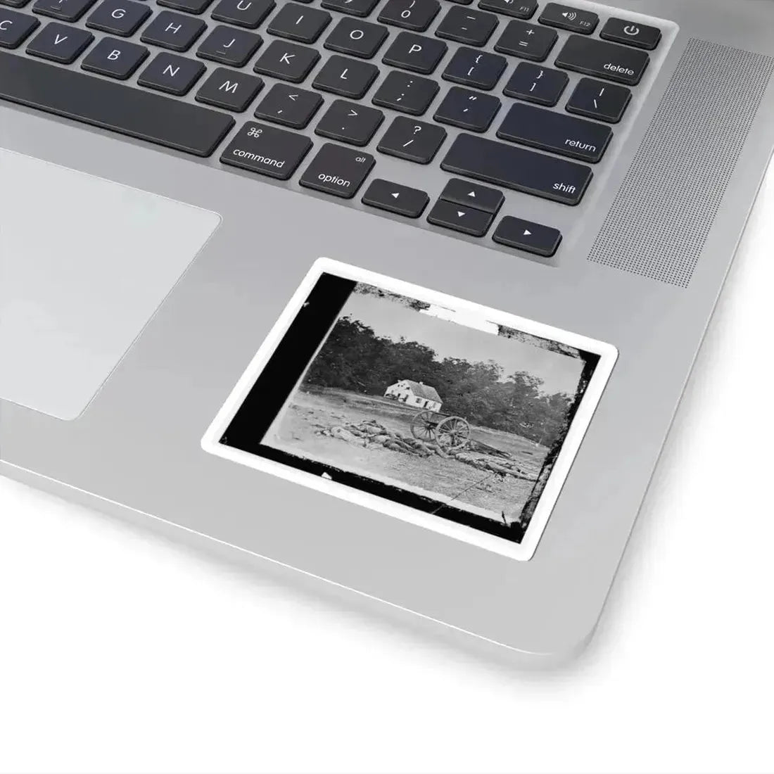 Antietam, Maryland. Bodies in Front of the Dunker Church (U.S. Civil War) STICKER Vinyl Kiss-Cut Decal - The Sticker Space