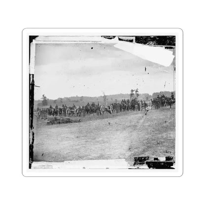 Antietam, Maryland. Captain J.M. Knap's Penn. Independent Battery  E  Light Artillery (U.S. Civil War) STICKER Vinyl Kiss-Cut Decal 4 Inch White - The Sticker Space