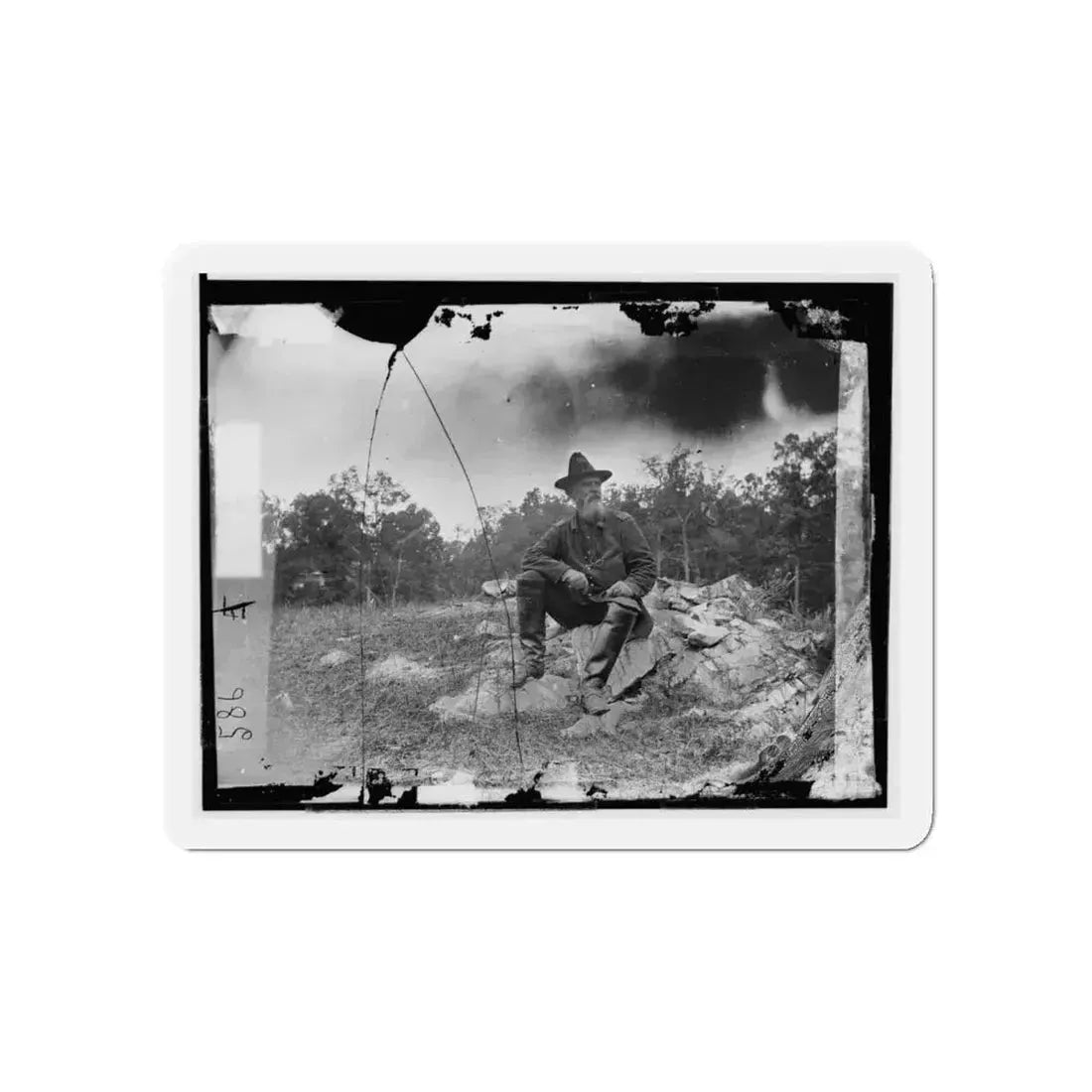 Antietam, Maryland. Col. Turner G. Morehead, 106th Pennsylvania Volunteers (U.S. Civil War) Refrigerator Magnet - The Sticker Space