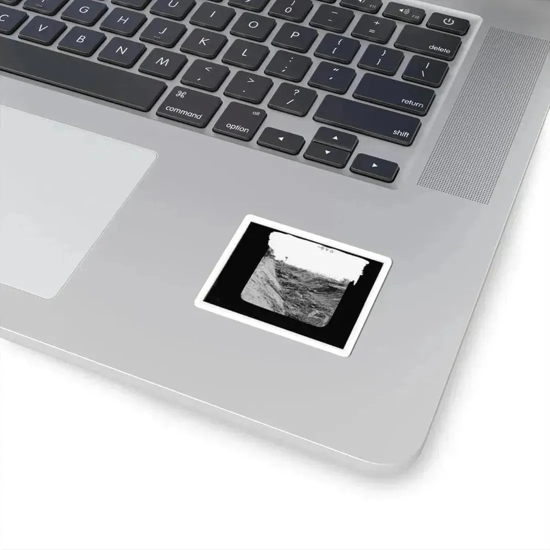 Antietam, Maryland. Confederate Dead in a Ditch on the Right Wing (U.S. Civil War) STICKER Vinyl Kiss-Cut Decal - The Sticker Space