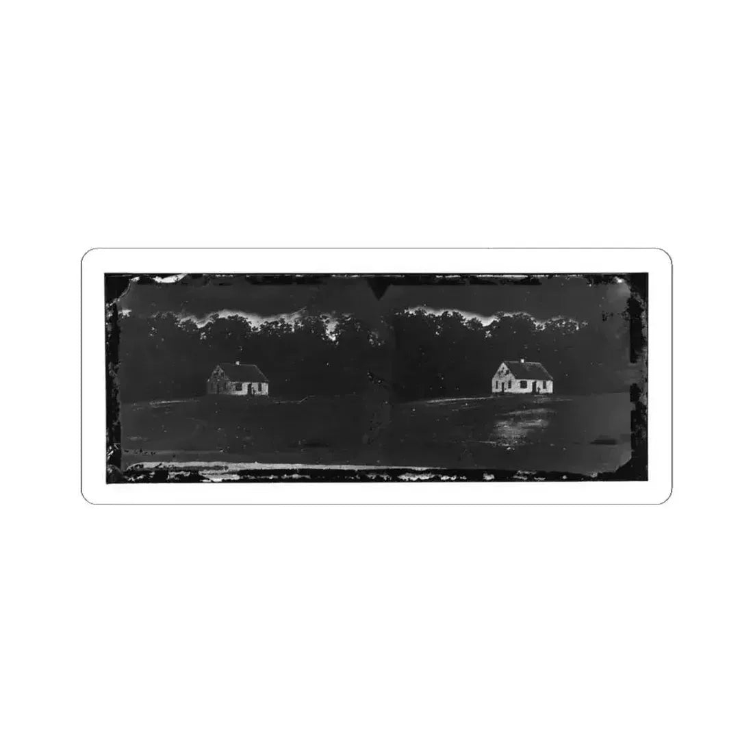 Antietam, Maryland. Dunker Church on Battlefield(2) (U.S. Civil War) STICKER Vinyl Kiss-Cut Decal 4 Inch White - The Sticker Space